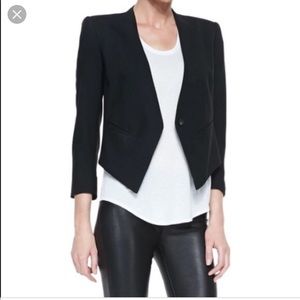 Helmut Lang Cropped Blazer Tux